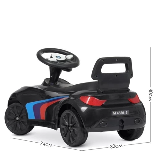 Каталка-толокар Bambi Racer черный (M 4580-2)