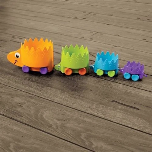 Пірамідка-каталка Їжачки Fat Brain Toys Hiding Hedgehogs (F223ML): Призначення іграшки Мелкая моторика, Логическое мышление, Координация движений