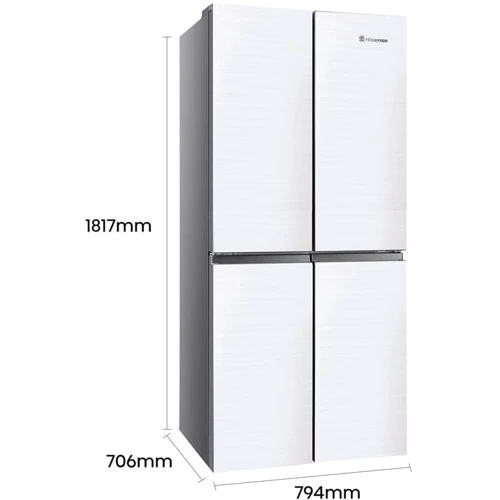 Холодильник Side-by-Side Hisense RQ563N4GW1: Размеры ВxШxГ, см 181x79.4x70.6