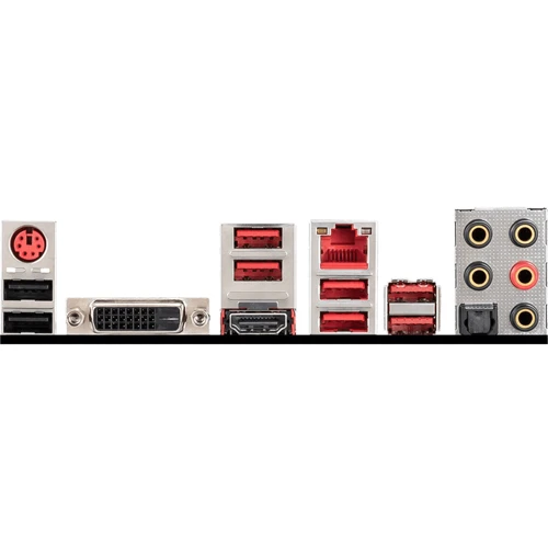 MSI X470 GAMING PLUS MAX: Роз'єми на задній панелі USB 3.0 (USB 3.1 Gen 1), USB 3.1 Gen 2