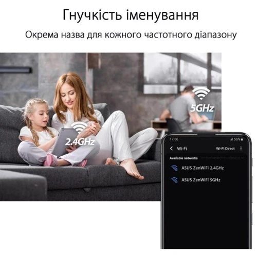 Маршрутизатор Wi-Fi ASUS ZenWiFi XD4 3PK PLUS white: Тип антенны внутренняя