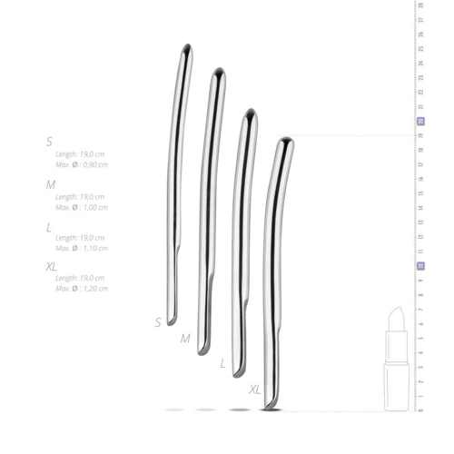 Набор уретральных стимуляторов Sinner Gear Unbendable - Single Ended, 4 шт