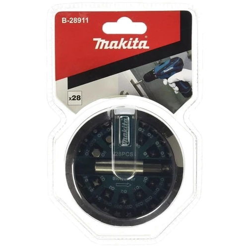 Набор бит Makita B-28911: Количество предметов в наборе, шт 28