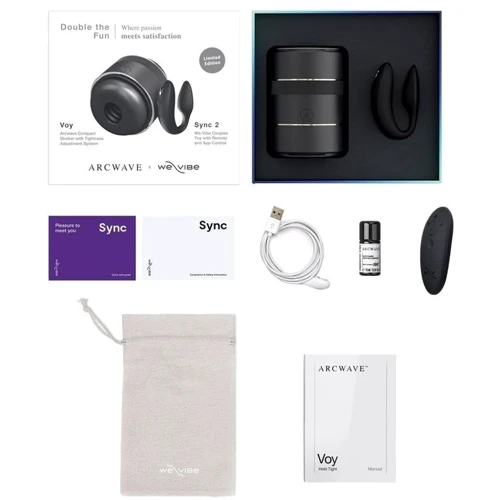 Набор для пар Double the Fun Set Black