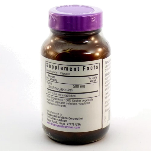 Bluebonnet Nutrition Rutin 500 mg 50 caps: Тип Рутин