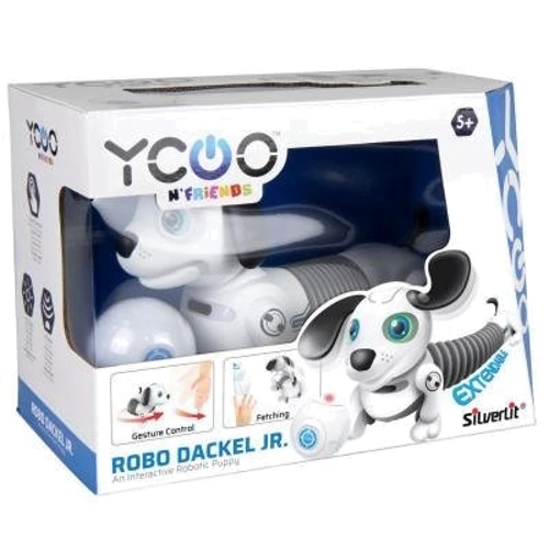 Интерактивная игрушка робот-собака Silverlit Dackel Junior (88578) фото 5