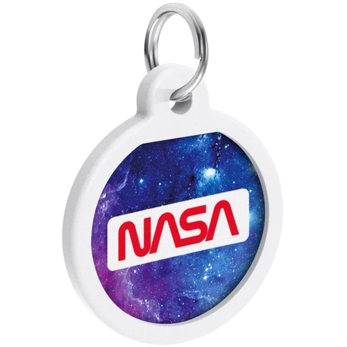 Адресник металлический WAUDOG Smart ID c QR паспортом рисунок NASA21 30 мм (230-0148): Тип Аксессуары к ошейникам