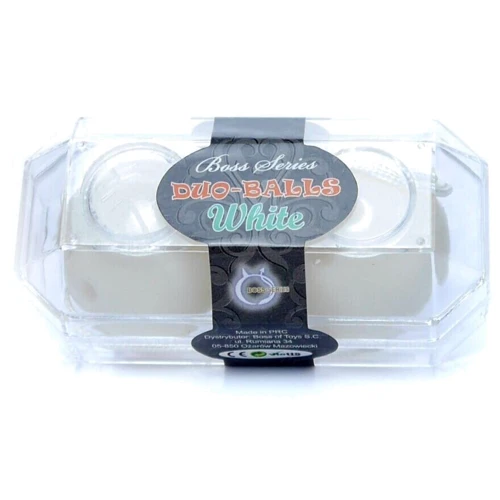 Вагинальные шарики Duo balls White, BS6700030