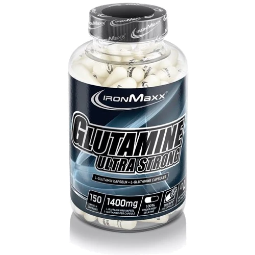 Амінокислота для спорту IronMaxx Glutamine Ultra Strong 150 Capsules