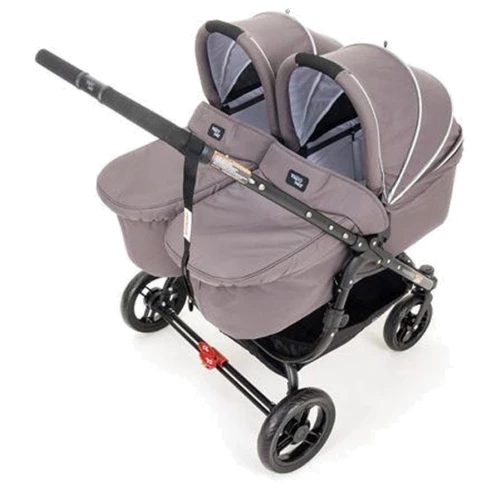 Универсальная коляска 2 в 1 для двойни Valco baby Snap Duo / Dove Grey: Количество блоков 2