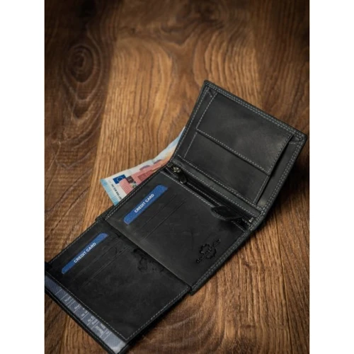 Мужской кошелек Buffalo Wild черный (N4-B-MHU BLACK): Тип Кошельки