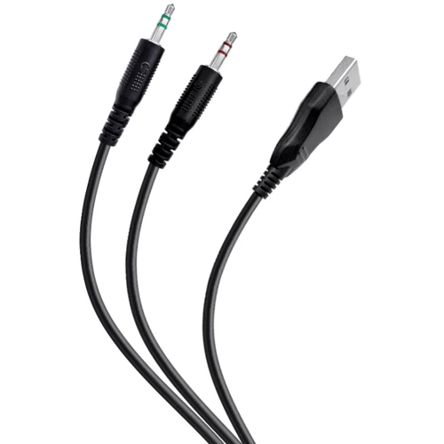 Навушники Havit HV-H2168d Red: Додатково Подсветка корпуса, регулятор громкости