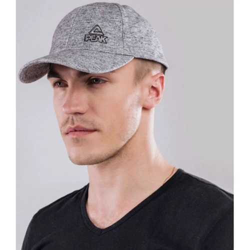 Мужская бейсболка Peak M184000-LTG серая (6941441519185)