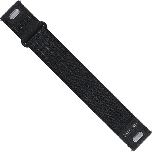 Samsung D-Buckle Fabric Band Band (20mm, S/M) Black for Samsung Watch 4 / 5 / 6 (ET-SVR93SBEGEU): Цвет черный