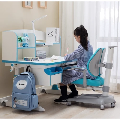 Парта GT Racer DS-1703 Blue: Глубина, см 100