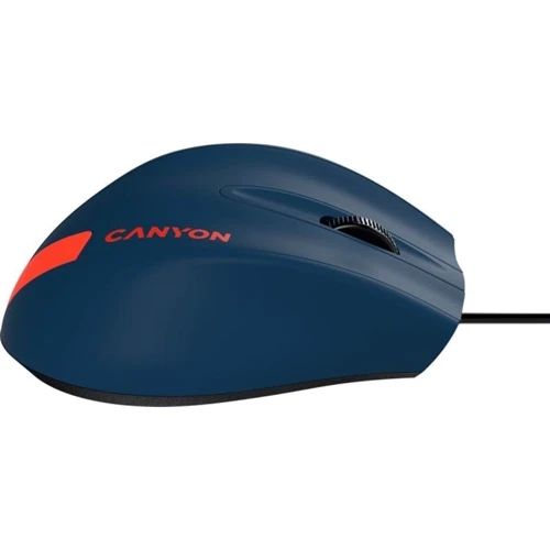 Мышь Canyon CNE-CMS11BR Blue/Red: Эргономика для правой руки