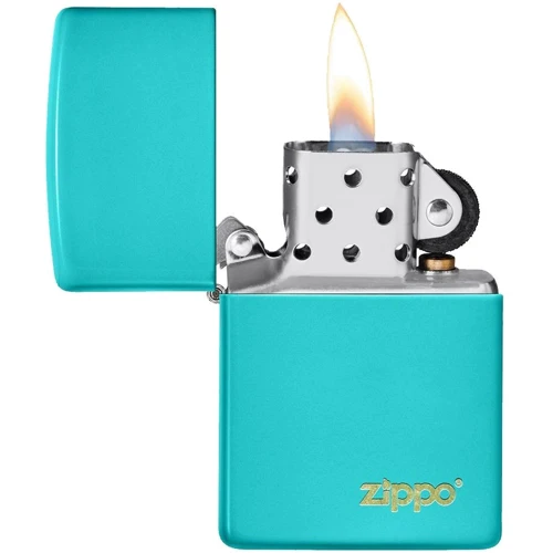 Зажигалка Zippo 49454 Flat Turquoise Zippo Lasered (49454 ZL) фото 2