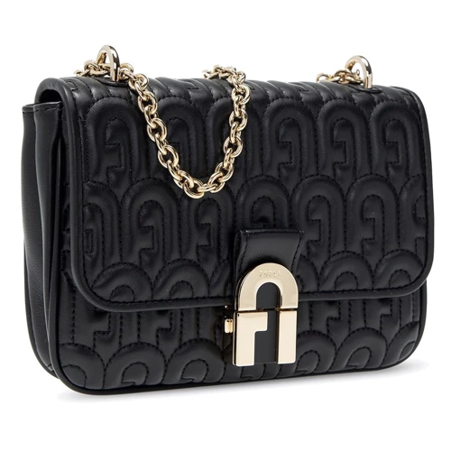 Жіноча сумка через плече Furla Pillow (Cosy) Mini Shoulder Bag чорна (BZY3PILA.0073O6000): Фактура Стьобана, матова, Гладка