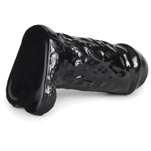 Большой и толстый фаллоимитатор Master Cock The Cyclops 10" Dildo (чёрный)