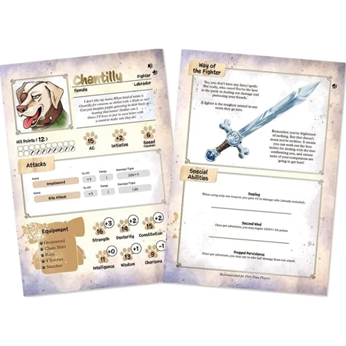 Стартовый набор Steamforged Games Ltd Animal Adventures RPG Starter Set Приключения животных фото 10