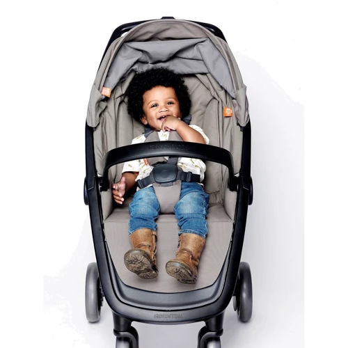Прогулочная коляска Greentom Classic Grey-Black (8718858972203): Материал колес резина