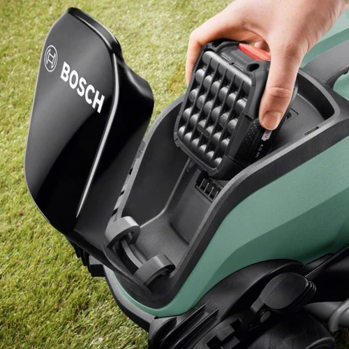 Газонокосилка Bosch CityMower 18 (06008B9A00): Особенности Складная рукоятка, С травосборником