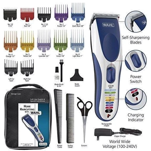 Машинка для стрижки (триммер) WAHL 9649-016 Color Pro Cordless: Назначение машинка для стрижки головы