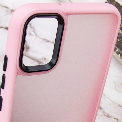 Чохол для телефона Epik TPU+PC Lyon Frosted Case Pink для Samsung A055 Galaxy A05: Матеріал TPU (термополиуретан) и поликарбонат