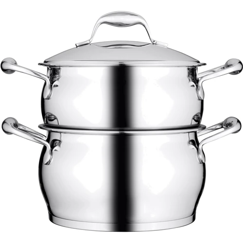 Каструля BergHoff Essentials с пароваркой 20 см, 3,9 л (1100177)