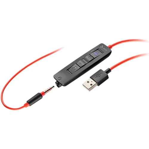 Наушники Poly BlackWire C3325-M USB +3.5mm Plug HS Stereo (76J21AA): Тип крепления оголовные