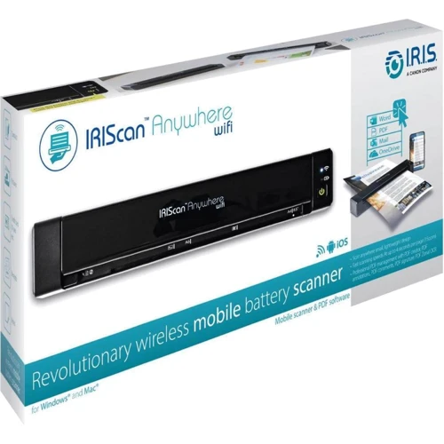 Сканер Canon IRIScan Anywhere 6 WIFI Simplex (461855): Максимальна область сканування, мм (формат) 297х210 (A4)
