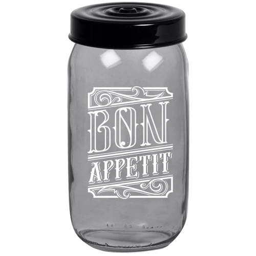 Банка HEREVIN Transparent Grey 1 л (172541-146)
