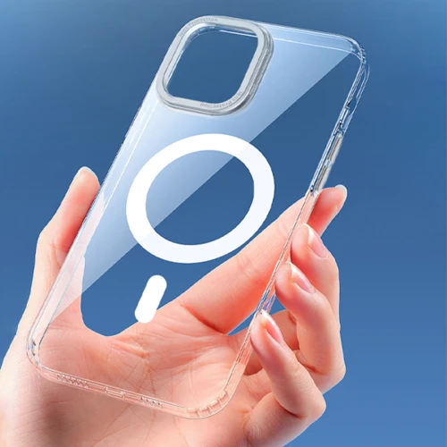 Чохол для iPhone WIWU Ultra Thin Magnetic Crystal Transparent (MCC-102) для iPhone 14 Plus: Колір прозорий