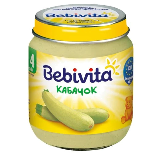 Овощное Пюре BEBIVITA Кабачок 125гр (9007253104159)