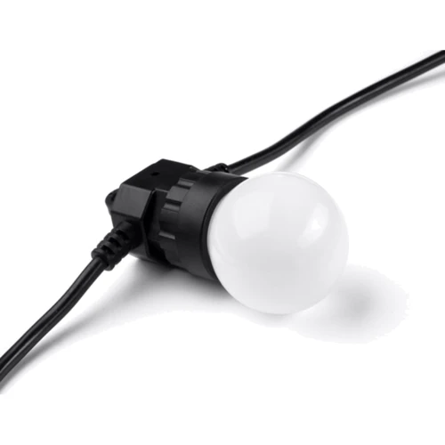 Гирлянда Smart LED Twinkly Festoon RGB 20 G45 Gen II IP44 10м кабель черный фото 6