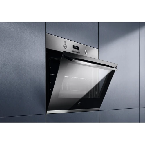 Духовой шкаф электрический Electrolux KOF3H70X: Управление кнопочные, поворотные