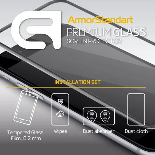 Защитное стекло для iPhone ArmorStandart Premium 3D White for iPhone SE 2020/iPhone SE 3 2022/iPhone 8/iPhone 7 (ARM49390-G3D-WT): Материалы стекло
