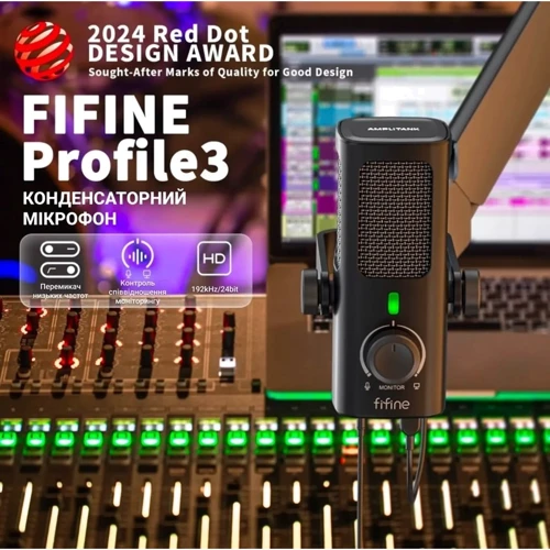 Конденсаторный USB микрофон Fifine Profile 3 фото 7