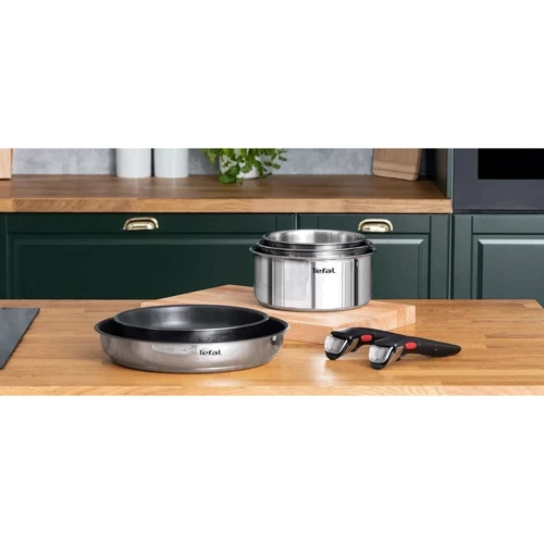 Набор кастрюль и сковородок Tefal Ingenio Emotion 13 пр. L897DS04: Сковорода в комплекте Есть