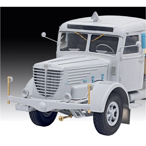 Сборная модель-копия Revell Грузовая машина Büssing 8000 S13 с прицепом уровень 5 масштаб 1:24 (RVL-07580) фото 13