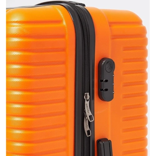 Валіза Ricco Grande L помаранчева (T1ABS600orange-L): Застібка Молния