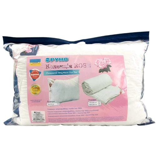 Подушка Руно Rose 50х70 см (310.52Rose): Размер, см 50x70