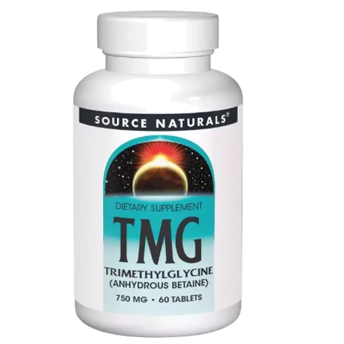 Source Naturals TMG Триметилгліцин ТМГ 750 мг 60 таблеток