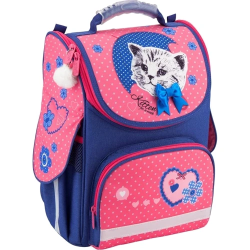 Рюкзак шкільний каркасний Kite Pretty kitten K18-501S-7: Вікова група від 7 до 14 років