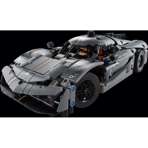 Конструктор LEGO Technic Koenigsegg Jesko Absolut Grey Гіперкар 801 деталь (42173): Кількість деталей, шт. 801