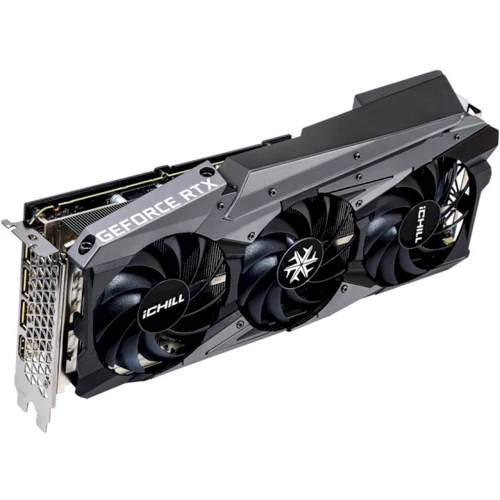 Видеокарта INNO3D GEFORCE RTX 3070 ICHILL X3 LHR (C30703-08D6X-1710VA38H): Разрядность шины памяти, бит 256