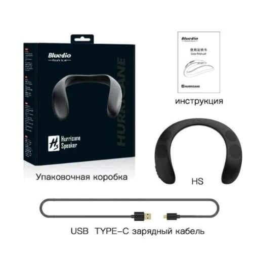 Акустика Bluedio HS Black: Тип портативная