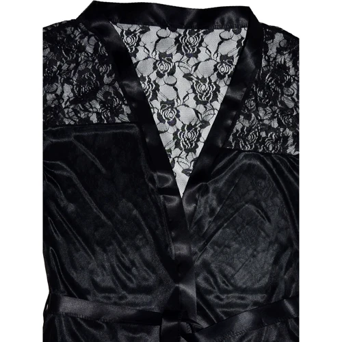 Халат NDS 1125-5 Black S/M (8736)