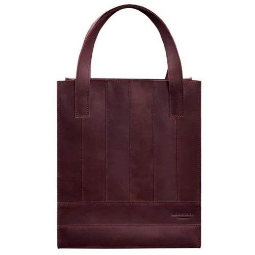 Женская сумка шоппер BlankNote Бэтси бордовая (BN-BAG-10-vin)