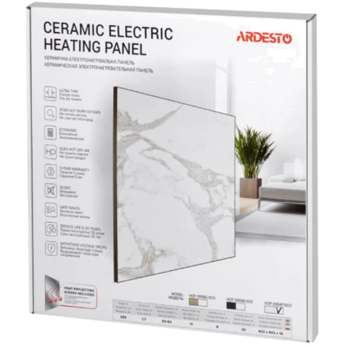 Обогреватель Ardesto HCP-395WT-ECO: Максимальная площадь обогрева, кв.м. 8